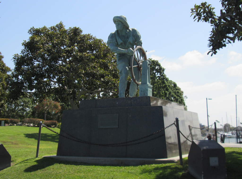 Mariner Statue in Chace Park