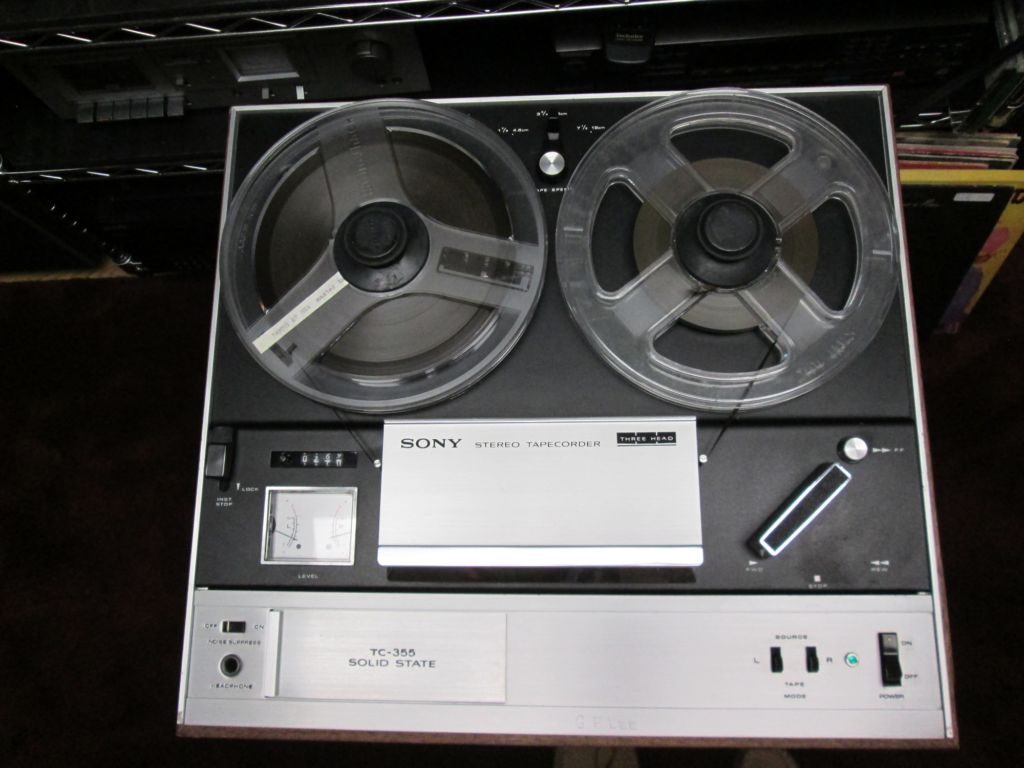 Sony TC-355 finished and ready to play a tape