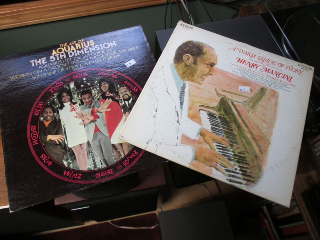 5th Dimension and Henry Mancini LPs